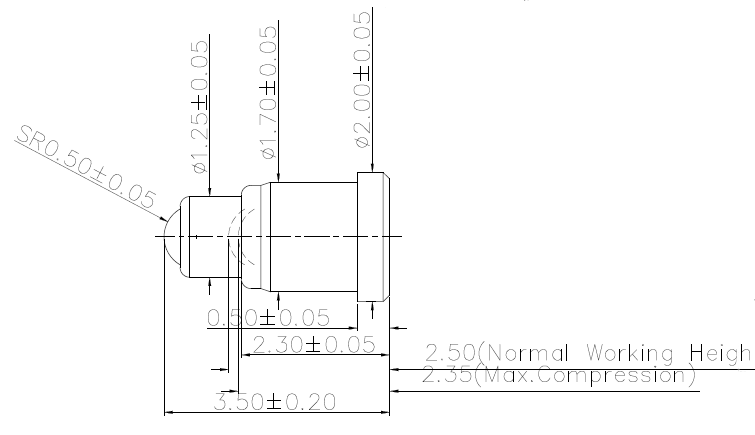 BALL POINT CONNECTOR P5079FP01|Products|Horustech Electronics Co.,Ltd.